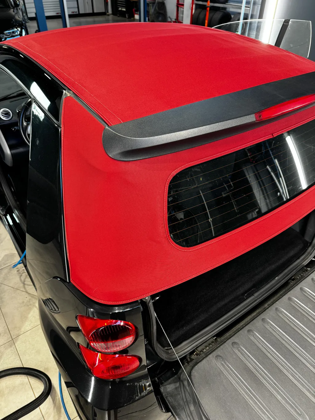 Hochglanz Politur Ergebnis Porsche Schwarz