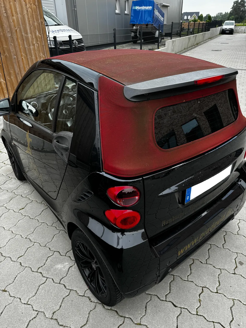 Hochglanz Politur Ergebnis Porsche Schwarz